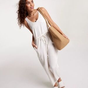 Elegant Ivory Sleeveless Jumpsuit